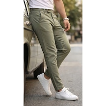 Vexor Erkek Slim Fit Dilli Kumaş Pantolon Çağla Yeşili