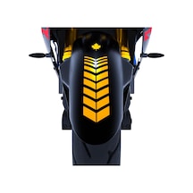 2 Adet Sport Motosiklet Çamurluk Taksi Sarısı Kask Sticker Çınar Extreme