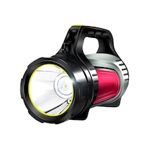 Powermaster Js-881a Şarjlı Ledli Uzun Menzilli Kamp Tipi Çok Fonk N11.16372 Siyah