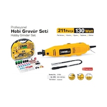 Sgs 5260 Hobi Gravür Seti 130 Watt 211 Parça Profesyonel Mini Taşlama Ve Gravür Makinesi