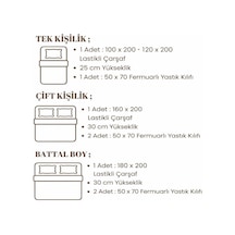 Vionel Home%100 Pamuk, Çizgili Saten Lastikli Çarşaf Seti 82 Tel Sık Dokuma Tek Kişilik Çift Kişilik Battal Boy Antrasit, 160x200 Abanoz