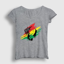 Presmono Kadın Think Bob Marley T-Shirt