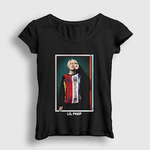 Presmono Kadın Gosha Lil Peep T-shirt Siyah