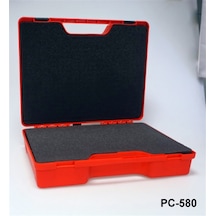 PC-580 Kırmızı Plastik Çanta-Perforeli Süngerli 450 x 360 x 141 m