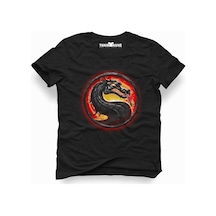 Tshirthane Mortal Kombat Logo Tişört Erkek Tshirt