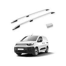Turtle Fiat Doblo K9 2023-2025 / Uzun Şasi Tavan Çıtası Crown Gri