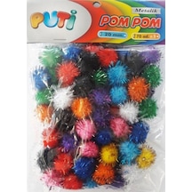 Pon Pon Karışık Metalik 10-20-30 Mm