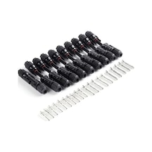 Kamusolar Mc4 Güneş Paneli Solar Dişi-erkek Bağlantı Konnektörü 10 Lu Set