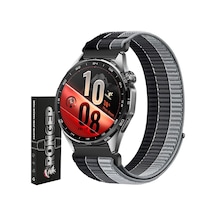 Travel Loop Huawei İle Uyumlu 22mm Kordon Gt7/gt7 Pro/gt6/6 Pro/runner 2/gt5/5 Pro/gt4/gt3 46mm İçin Konforlu Tasarım Gt7 Pro Kordonu Terletmeyen Kumaşlı Gt7 46mm Kordon Triple-gri Siyah Sku: Zeu