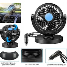 Vantilatör 12v Torpidoya Yapıştırmalı 4inch T305p
