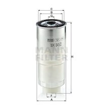 MANN WK8452 Mazot Filtresi Passat / 80 A4 A6 / S70 1.9 TDI Ahh Ahu 1Z