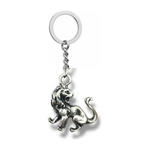 Roar Of The King Kükreyen Aslan Figürlü Unisex Metal Anahtarlık