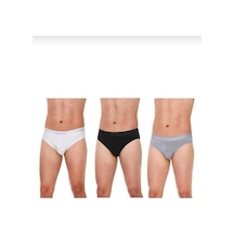 Yıldız 656667 Erkek Karışık Renkli Modal Kemerli Slip 6 Adet 001