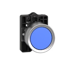 Schneider Electric , XA2EA61 , Yuvarlak mavi yaylı buton Ø 22 - y