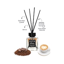 Alya Alya Nature's Scents Coffee Latte Bambu Çubuklu Oda Kokusu - Latte Kokusu Abundance Prosperity