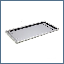 Buradabulabilirsin Dikdörtgen Krom Plakalık Araba Plaka Altlığı 30x16cm Bbz