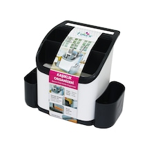 Plastik Kaşıklık Organizer Tezgah Üstü 5224 Renkli