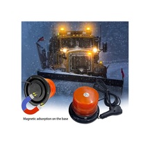 Dashanshop 1 Adet Amber Led Işık 43.3 İnç Mıknatıslı Uzun Kablolu Araç Forklift Traktör Golf Atv Otobüs