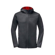 Jack Wolfskin 1307471-6350 Bornberg Hoody Erkek Ceket Siyah