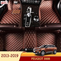 Peugeot 3008 2013-2019 5D Havuzlu Suni Deri Oto Paspas 539859998