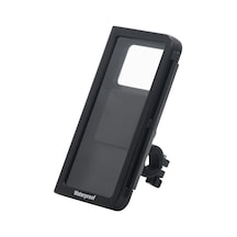 Su Geçirmez Motosiklet Telefon Tutucu 4.7-7.0 İnç Telefon Hassas Pet Dokunmatik Ekran 360 Ayarlanabilir Dönüş 2.05cm-3.0cm Gidon Siyah