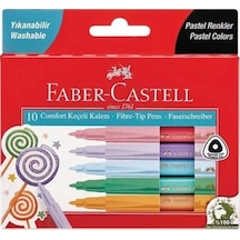 Comfort Keçeli Pastel Renk 10lu