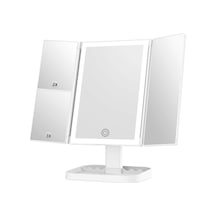 Işıklı Makyaj Aynası, 72 Led Makyaj Aynası, 3 Renkli Aydınlatma, Işıklı Makyaj Aynası, 10x 3x 2x Büyütme, Do Genel