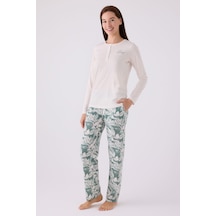 Arnetta Kadın Beyaz Pijama Takımı Ar3116-s-v1 Beyaz