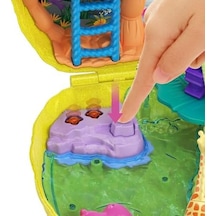 Polly Eğlence Giyilebilir Kompakt Ananas Çanta, 8 Eğlenceli Özellik İçeren Kompakt Set, Minik Polly Ve Lila Bebekler, 2 Aksesuar Ve Çıkartma Sayfası 4 Yaş Ve Üzeri İçin, Gkj64 6998