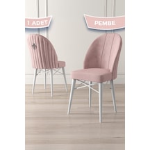 Pembe - Beyaz Halka Gümüş