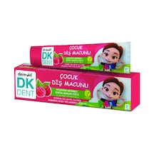Dermokil Dk Dent Pırıl Ahududu Aromalı Vegan Çocuk Diş Macunu 50 Ml