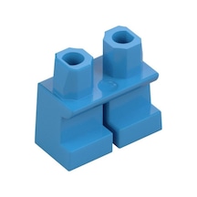 Minifigür Parçaları: Short Legs, Kısa Bacak, Kısa Ayak: 41879 Dark Azure - Azur Mavisi