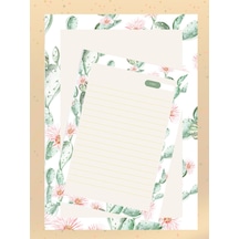 Kaktüslü Not Defteri Setimiz A4-a5-boyutunda Bloknot -notepad Okul Çok Renkli
