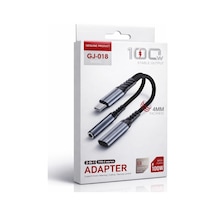 2-in-1 Type-c Adaptör, 100w Güç Çıkışı, Alüminyum + Nylon Kablo, Müzik Dinleme, Arama Yapma, Type-c Arayüzlü Telefon Ve Laptop Adaptörü Zr1212