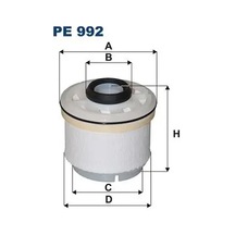 Fıltron Pe992 Yakit Filtresi 1770a321 233000l031 233000l032