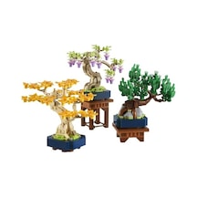 Botanicals Mini Bonsai Ağaçları 10373 , Wisteria Ve Siyah Çam Ağaçlarından Oluşan Yapay Bitki İçeren Sevgililer Günü'ne Özel Dekoratif Model Yapım Seti 709 Parça
