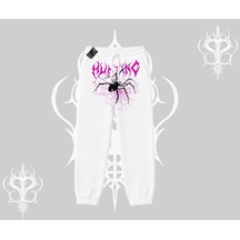 Beyaz Lastikli Eşofman Altı Autumn Spider Beyaz