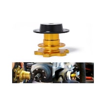 Sones Evrensel Alüminyum Araba Direksiyon Hızlı Bırakma Hub Yarış Adaptörü Snap Off Boss Kiti