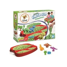 Lino Kinetik Kum Seti Dinazorlar 350 Gr Kum+6 Kalıp Ln-553 Çok Renkli