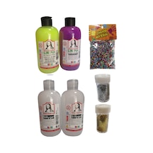Slime Slaym Yapma Seti 250Ml 4 Adet + Toz Sim 2 Adet + Köpük N11.164
