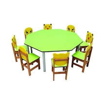 Grup Çalışma Masası Seki̇zgen Mavi