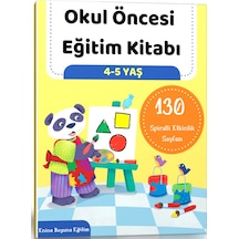 4-5 Yaş Okul Öncesi Eğitim Kitabı