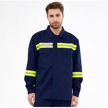 Proweld 100rf-102rf Reflektörlü Isı Alev Ve Kaynak Sıçramalarına Karşı Koruyucu Ceket Lacivert
