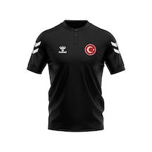 Hummel Humel Armin Milli Takım Bebe Yaka Tişört Siyah Hummel Humel Armin Milli Takım Bebe Yaka Tişört Siyah