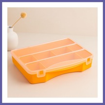 Bezos 8 Bölmeli Organizer Kutusu 18x13x3.5 Cm Nıda Çok Renkli