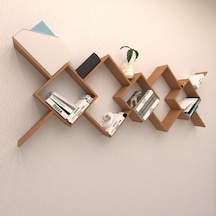 Rafkestir Mina Duvar Rafı Bambu ( Mat )