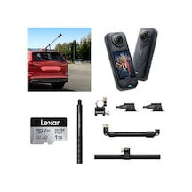 X5 Aksiyon Kamerası - Racing Araç Kit 1 Tb Siyah