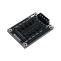 Suntek Bilgisayar Kasası Soğutma Fanları Hub 4pin 3pin Pratik