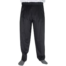2 Pileli Klasik Pantolon Siyah 001