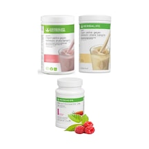 Herbalife Unisex 1 Adet Vanilya Shake 1 Adet Ahududu Beyaz Çikolatalı Shake Ve 1 Adet Ahududu 50 Gr Çay